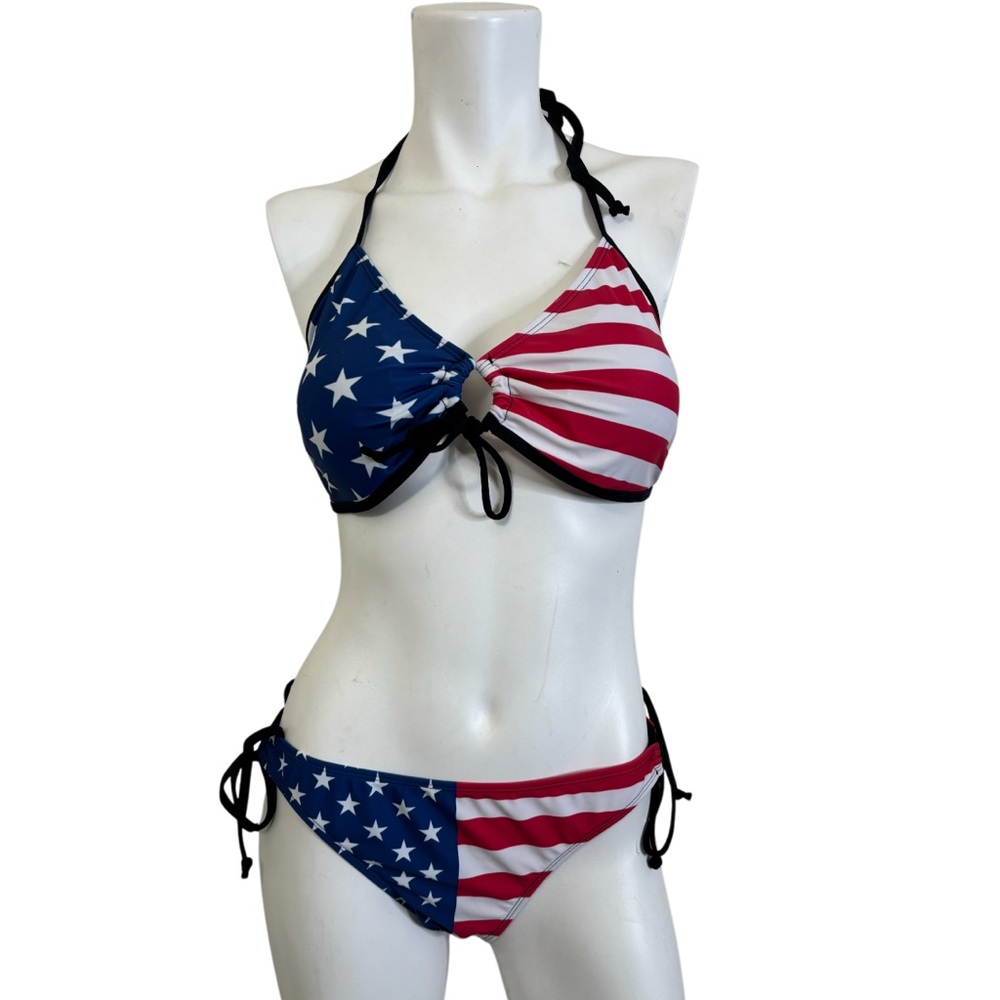 American Flag Bikini - Blue and Red - Picture 4 of 5